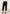 Wide Cropped Trouser in Black