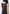Voile V-Neck Dress in Navy