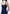 Ruched Party Dress in Navy