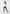 Elenaso Leather Trouser in Cool Grey