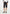 Square Stitch Knee Short in Black