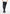 Side Zip Slim Pant in Black