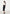 Pearl Fastened Dress in Cream/Black